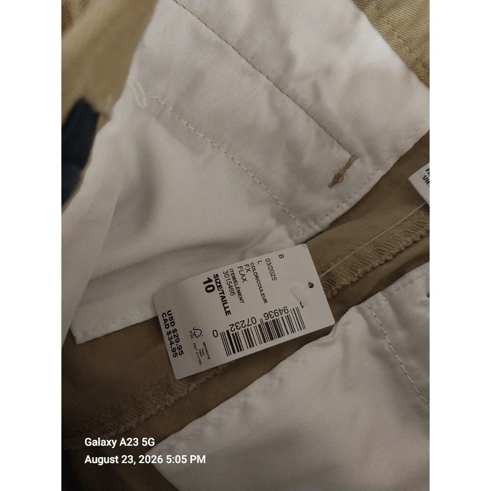 Children's Place Beige Chino Pants Size 10